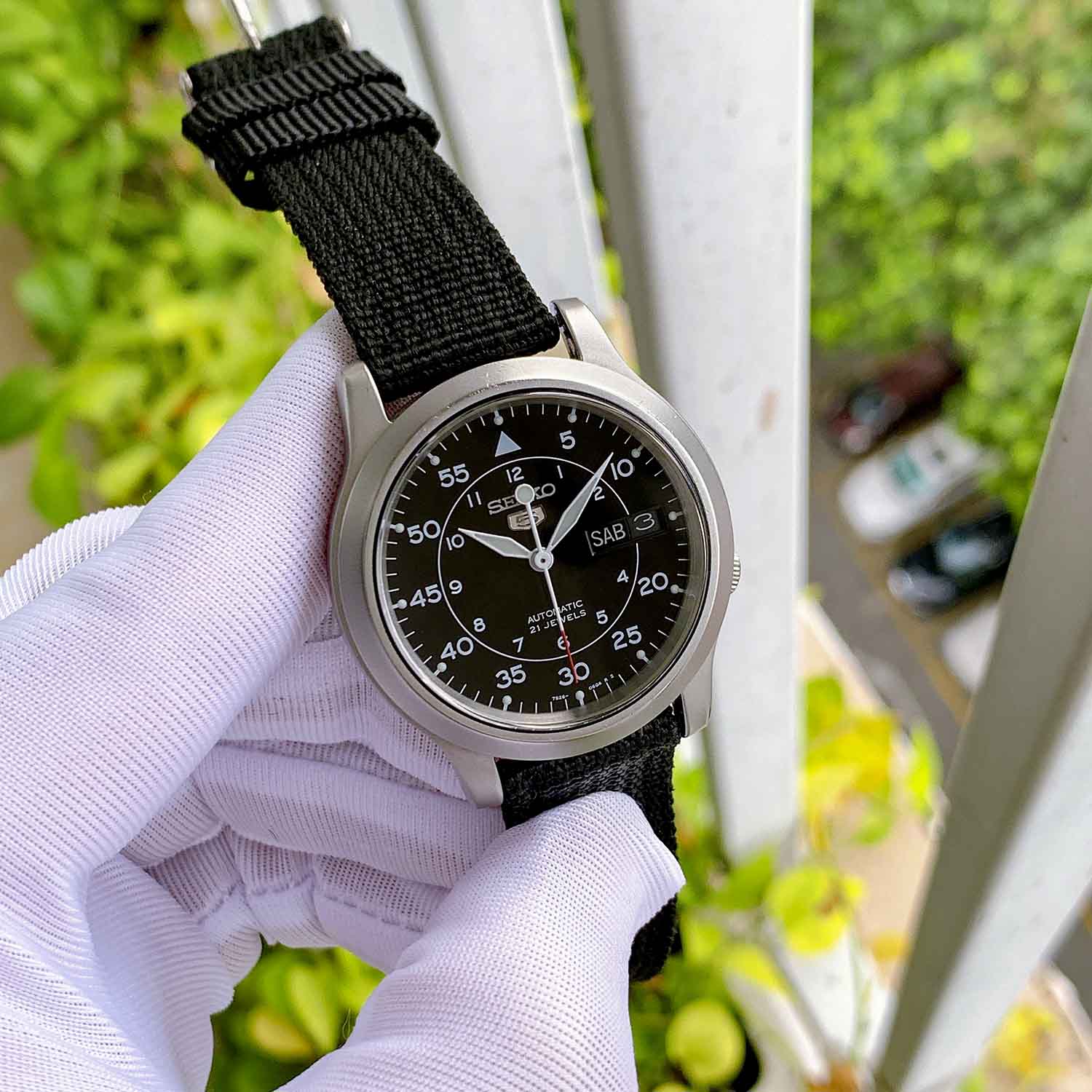 Seiko 5 Quân đội SNK809K2 Used